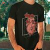 Show Your Love Floral Anatomical Heart And Flowers Doctor Shirt