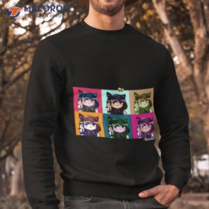 six faces rwby character main art shirt sweatshirt
