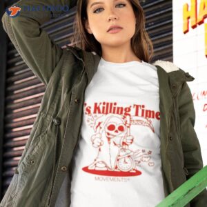 skeleton its killing time shirt tshirt 2
