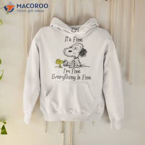 Snoopy And Woodstock It’s Fine I’m Fine Everything Fine Shirt
