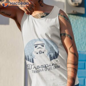 snowman troopin through the snow stormtrooper shirt tank top 1