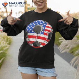 soccer american flag 4th of july kids boys girls shirt sweatshirt 1