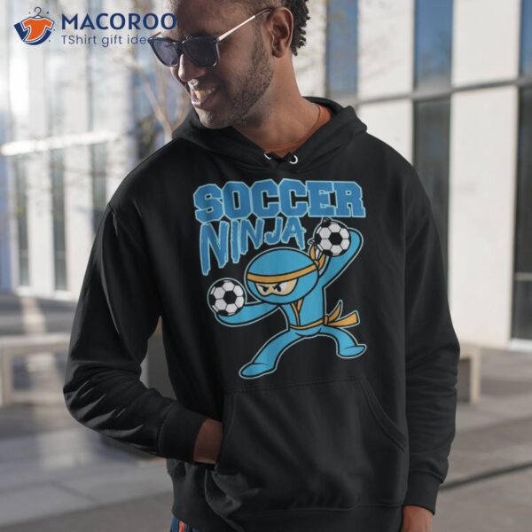 Soccer Ninja Player Cute Football Lovers Funny Gift Shirt
