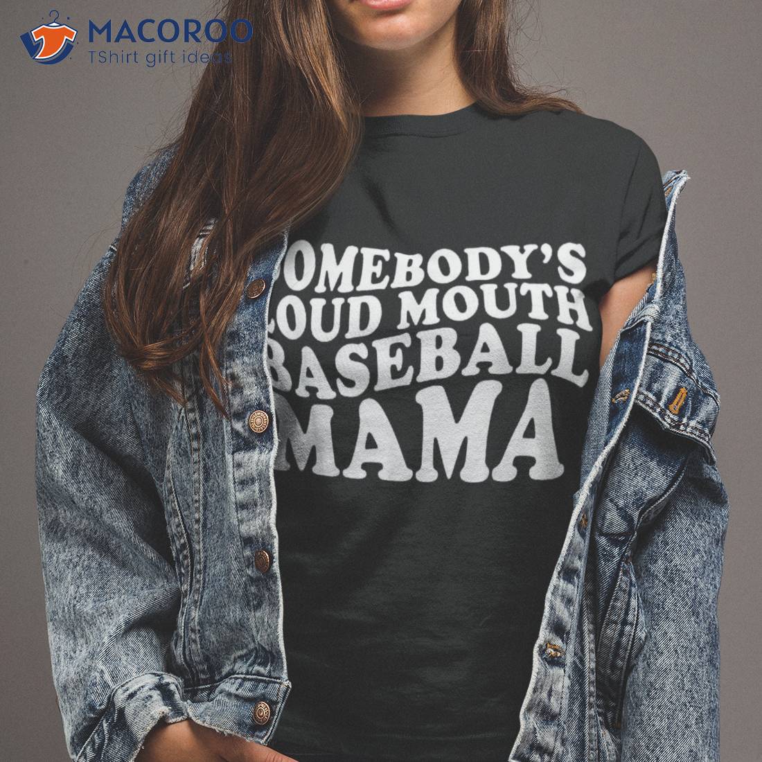  Baseball Mom Shirt Women Mama Baseball Funny Print