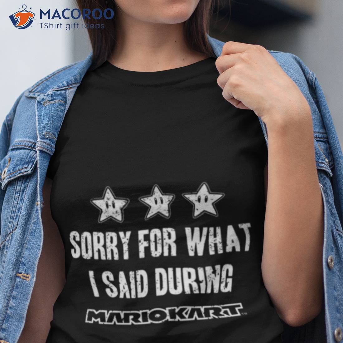 Sorry For What I Said Mario Shirt Sorry For What I Said Mario Shirt