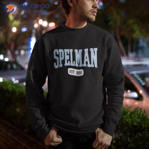 spelman college jaguars est date shirt sweatshirt