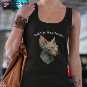 sphynx cat lover funny bald amp amp handsome sarcastic dad shirt tank top 4