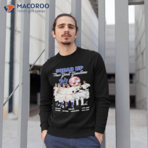 Squad up new york yankees mickey mantle babe ruth aaron judge signatures shirt 2 squad up new york yankees mickey mantle babe ruth aaron judge signatures shirt sweatshirt 1
