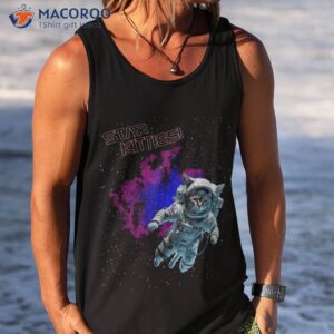Star Kitties! Cat Astronauts In Space Shirt 3 star kitties cat astronauts in space shirt tank top