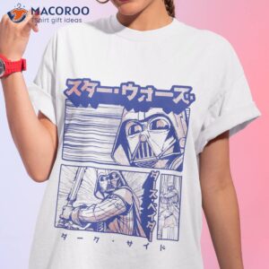 Star Wars Darth Vader Anime Style Portrait Panels Shirt