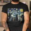 Starry Night Cat Funny Art Lover Shirt