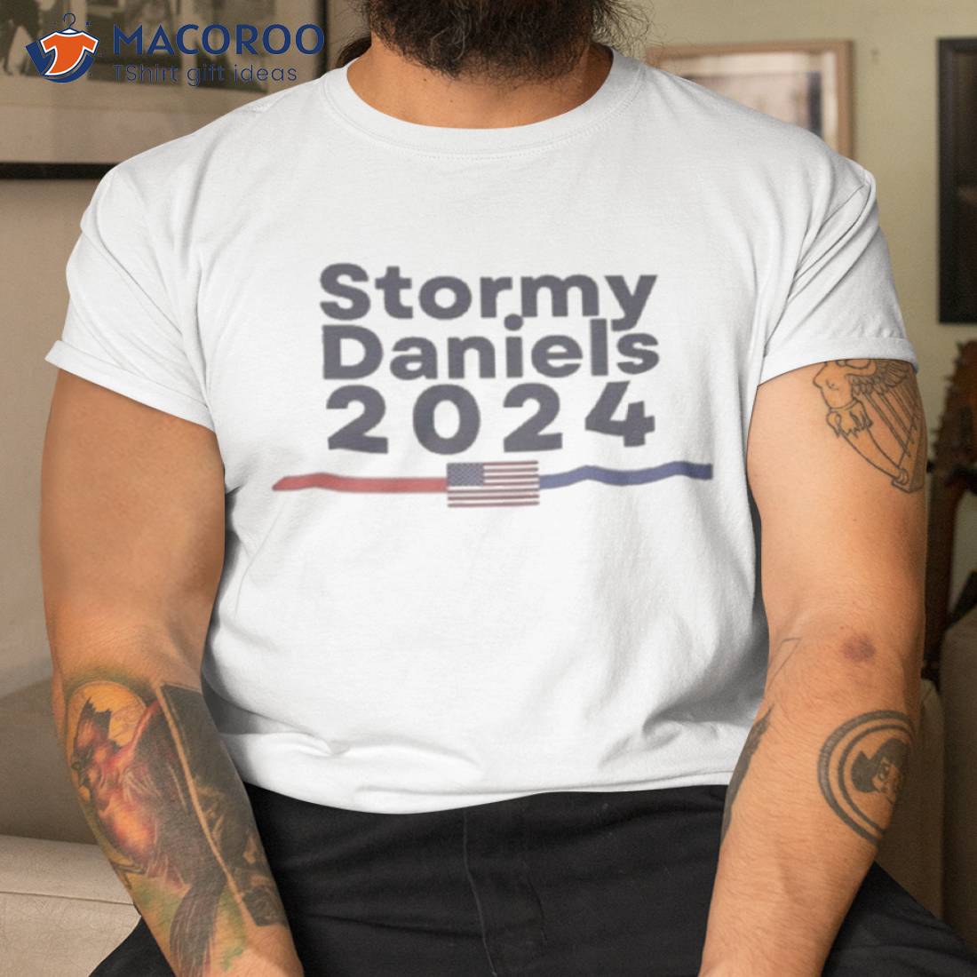 Stormy Daniels 2024 American Flag Shirt Stormy Daniels 2024 American Flag Shirt