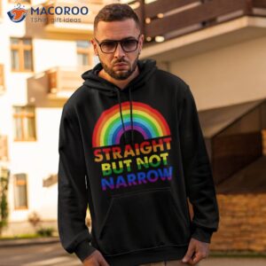 Straight But Not Narrow Rainbow Lgbt Gay Pride Lesbian 2023 Shirt