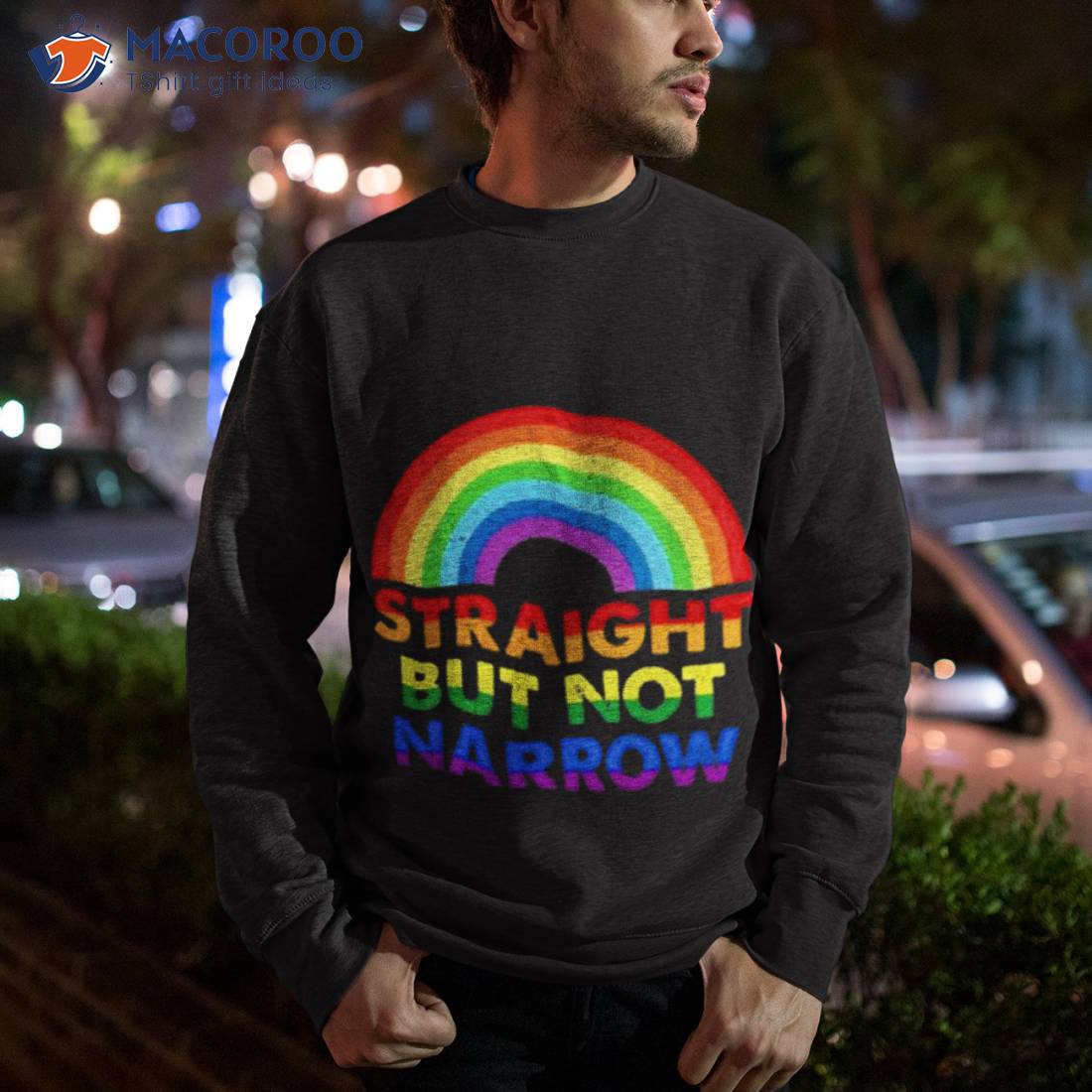 Straight But Not Narrow Rainbow Lgbt Gay Pride Lesbian 2023 Shirt Straight But Not Narrow Rainbow Lgbt Gay Pride Lesbian 2023 Shirt
