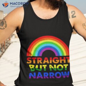 Straight But Not Narrow Rainbow Lgbt Gay Pride Lesbian 2023 Shirt 3 straight but not narrow rainbow lgbt gay pride lesbian 2023 shirt tank top 3