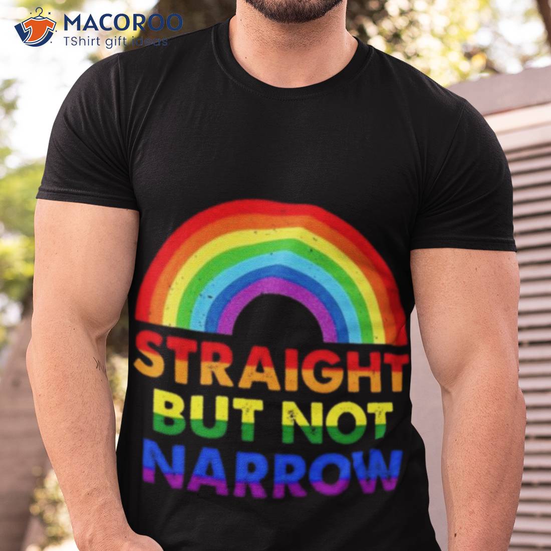 Straight But Not Narrow Rainbow Lgbt Gay Pride Lesbian 2023 Shirt Straight But Not Narrow Rainbow Lgbt Gay Pride Lesbian 2023 Shirt