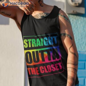 straight outta the closet lgbt 2023 shirt tank top 1