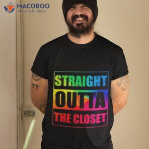 straight outta the closet lgbt 2023 shirt tshirt 2