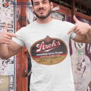 strohs bohemian style pilsner logo shirt tshirt 1