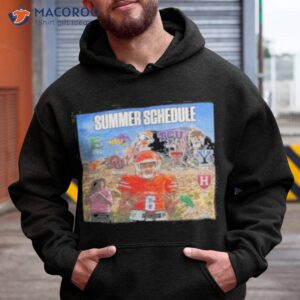 Summer Schedule Football Logo Shirt