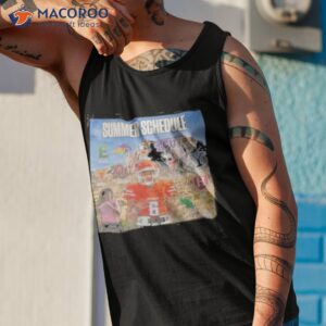 summer schedule football logo shirt tank top 1