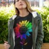 Sunflower Rainbow Love Is Love Lgbt Lesbian Gay Pride Month 2023 Shirt