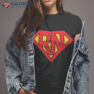 Super Nurse Rn Superhero Registered Hero Shirt