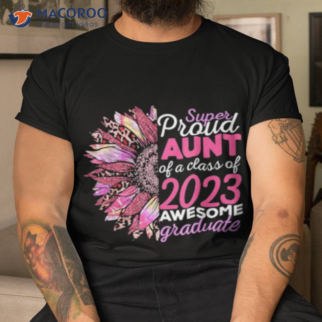 Super Proud Aunt Of A Class Of 2023 Awesome Graduate T-shirt Super Proud Aunt Of A Class Of 2023 Awesome Graduate T-shirt