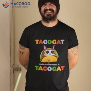 Tacos Mexican Food Taco Cat Fun Cartoon Cinco De Mayo Fiesta Shirt
