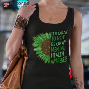 tal health awareness sunflower its okay to not be shirt tank top 4