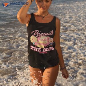 ted lasso rebecca biscuits with the boss chibi shirt tank top
