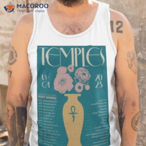 temples usa canada exotico tour 2023 poster shirt tank top