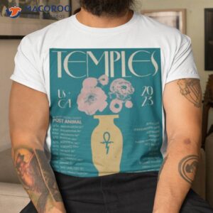 Temples Usa & Canada Exotico Tour 2023 Poster Shirt Temples Usa & Canada Exotico Tour 2023 Poster Shirt