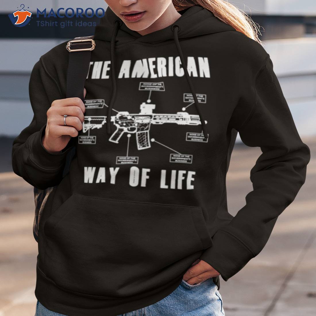 The American Way Of Life Gun Shirt The American Way Of Life Gun Shirt