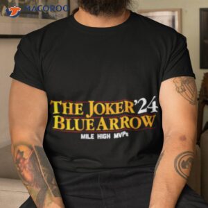 the joker blue arrow 24 shirt tshirt
