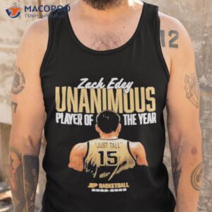 the purdue zach edey player of the year shirt tank top