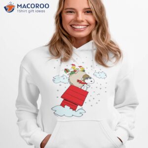 the red baron at christmas peanuts snoopy shirt hoodie 1