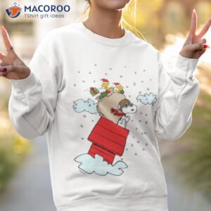 the red baron at christmas peanuts snoopy shirt sweatshirt 2