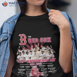 The Red Sox 122nd Anniversary 1901 2023 Signature Thank You For The Memories Shirt