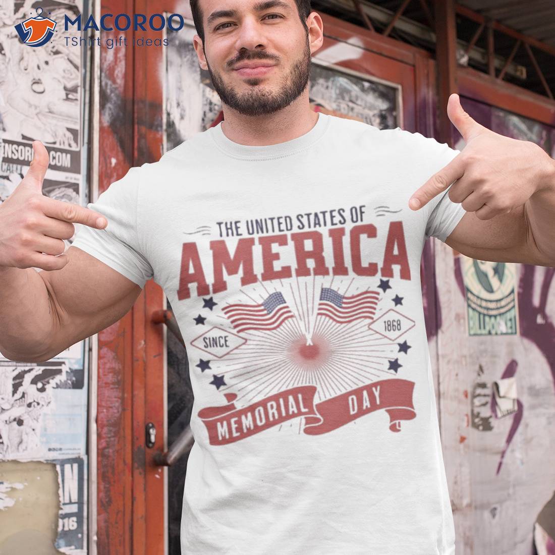 The United States Of America Since 1868 Memorial Day Weekend Shirt The United States Of America Since 1868 Memorial Day Weekend Shirt