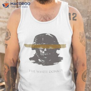 The White Donkey Hand Painted Arshirt 3 the white donkey hand painted art shirt tank top