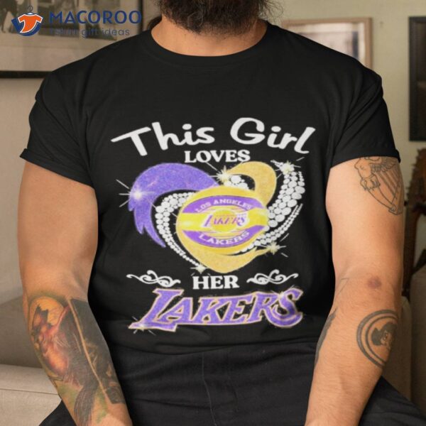 This Girl Loves Her Los Angeles Lakers 2023 Nba Playoff Shirt