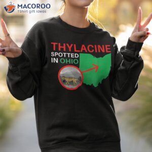 thylacine spotted in ohio extinct tiger shirt sweatshirt 2