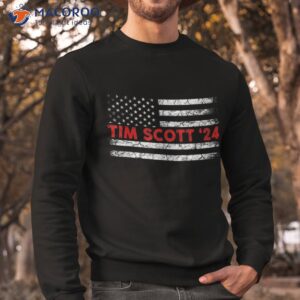 tim scott 2024 for president election campaign us flag shirt sweatshirt 2