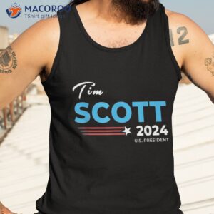 tim scott 2024 for president election campaign us flag shirt tank top 3