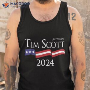 tim scott 2024 for president election campaign us flag shirt tank top 4