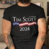 Tim Scott 2024 For President Election Campaign Us Flag Shirt