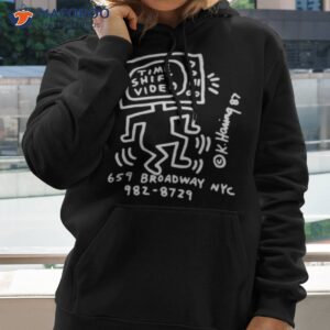 Time Shift Video White Logo Keith Haring Shirt