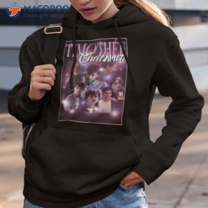 Timothée Chalamet Film Character Collage White Bo Shirt