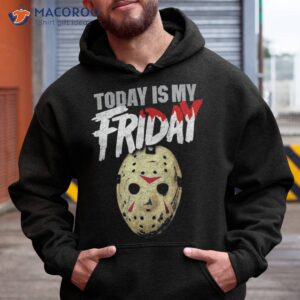 Today Is My Friday Goth Horror Fan Retro Hockey Mask Fri Shirt